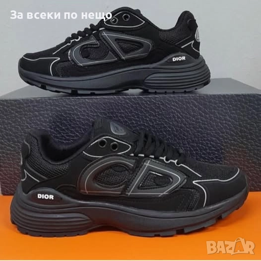 Christian Dior Мъжки Черни Маратонки👟Мъжки Спортни Обувки Кристиян Диор Код P1240, снимка 1