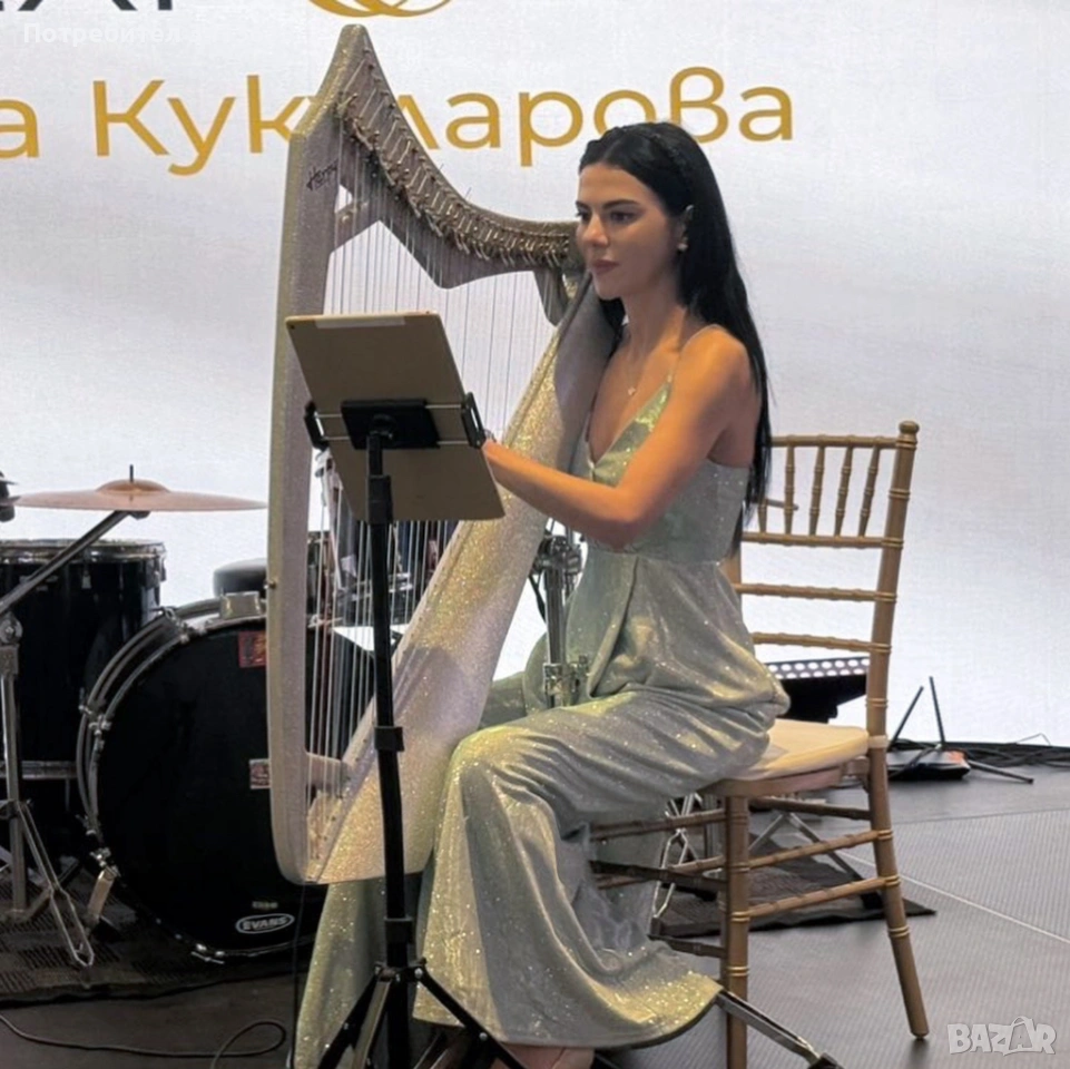Арфа за Вашето специално събитие / Elegant Harpist for Your Special Event, снимка 1
