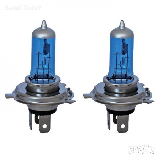 Халогеннa крушкa H4, DUML , 90W, 2бр, 5500k, снимка 1