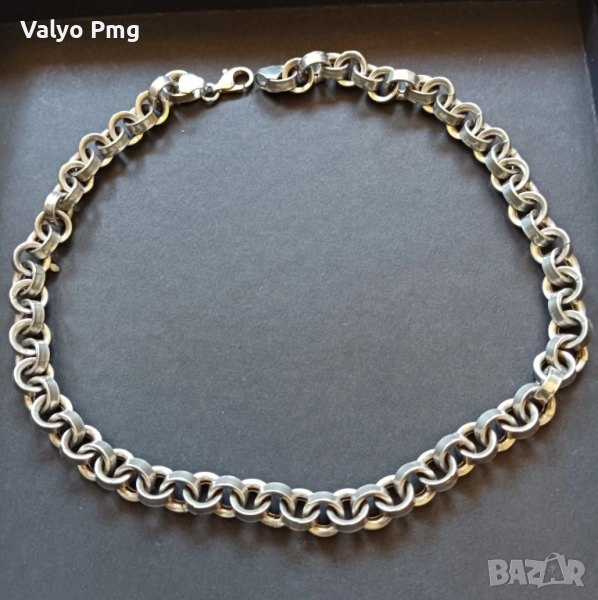 Масивен сребърен ланец, снимка 1