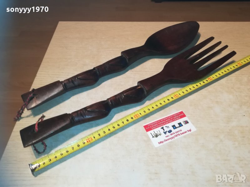 ГОЛЯМИ НОЖ И ВИЛИЦА 50см 2202212036, снимка 1