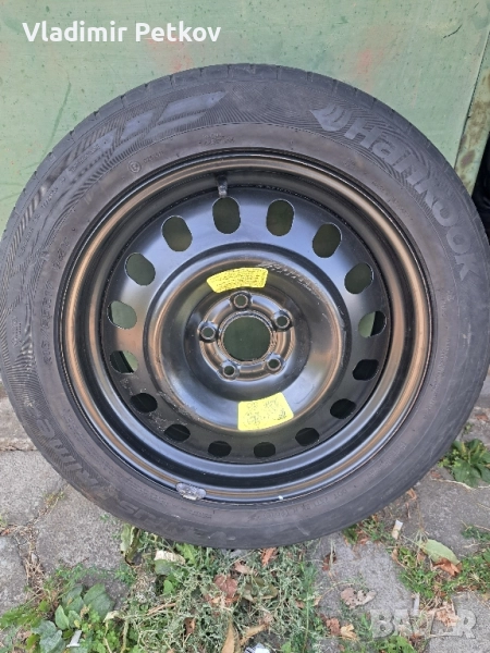 Продавам резервна гума за Пежо 407!Размер 215 55 17!Никакви следи от употреба., снимка 1