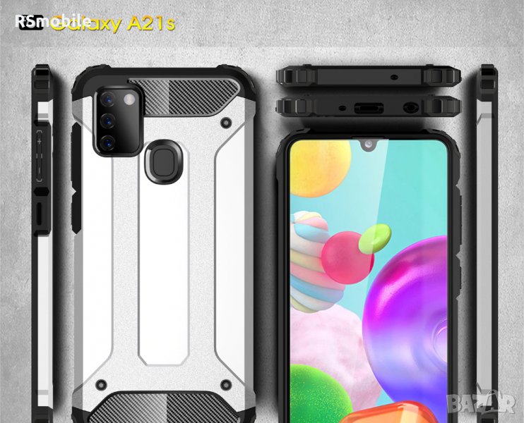 Samsung Galaxy A21S - Удароустойчив Кейс Гръб ARMOR, снимка 1