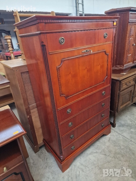 Масивно Писалище/Махагон/-внос от Германия!, снимка 1