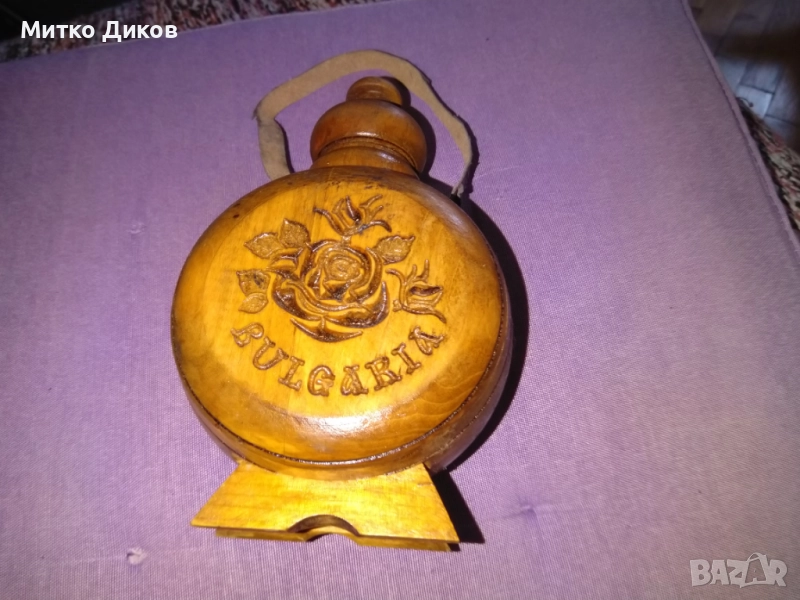 Бъклица отлично състояние от соца на Орешак България грозде Н-175мм и 110х70мм, снимка 1