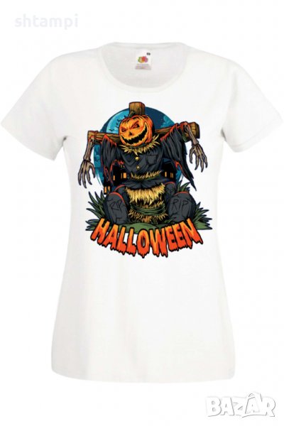 Дамска тениска Halloween 02,Halloween,Хелоуин,Празник,Забавление,Изненада,Обичаи,, снимка 1