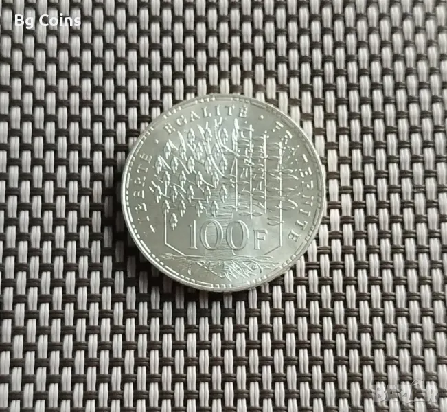 100 франка 1983 Юбилейни, снимка 1