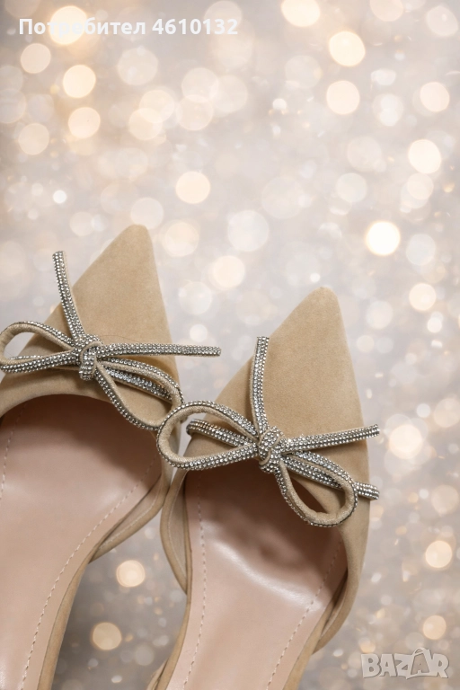 Чисто нови дамски обувки на висок ток, снимка 1