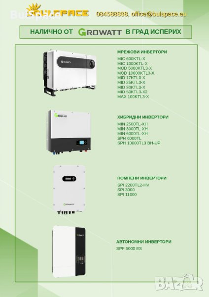 Оборудване от GROWATT, снимка 1