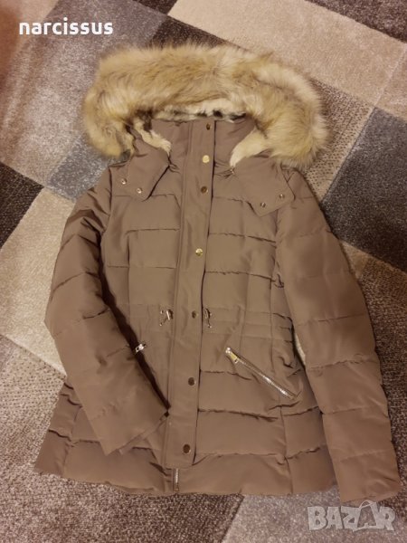  "Zara " ,ново Зимно яке ,цвят пясък., снимка 1