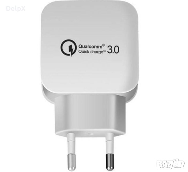 Мрежово зарядно AN-20-3, бързо зареждане, USB, 5VDC, 3,4A, снимка 1