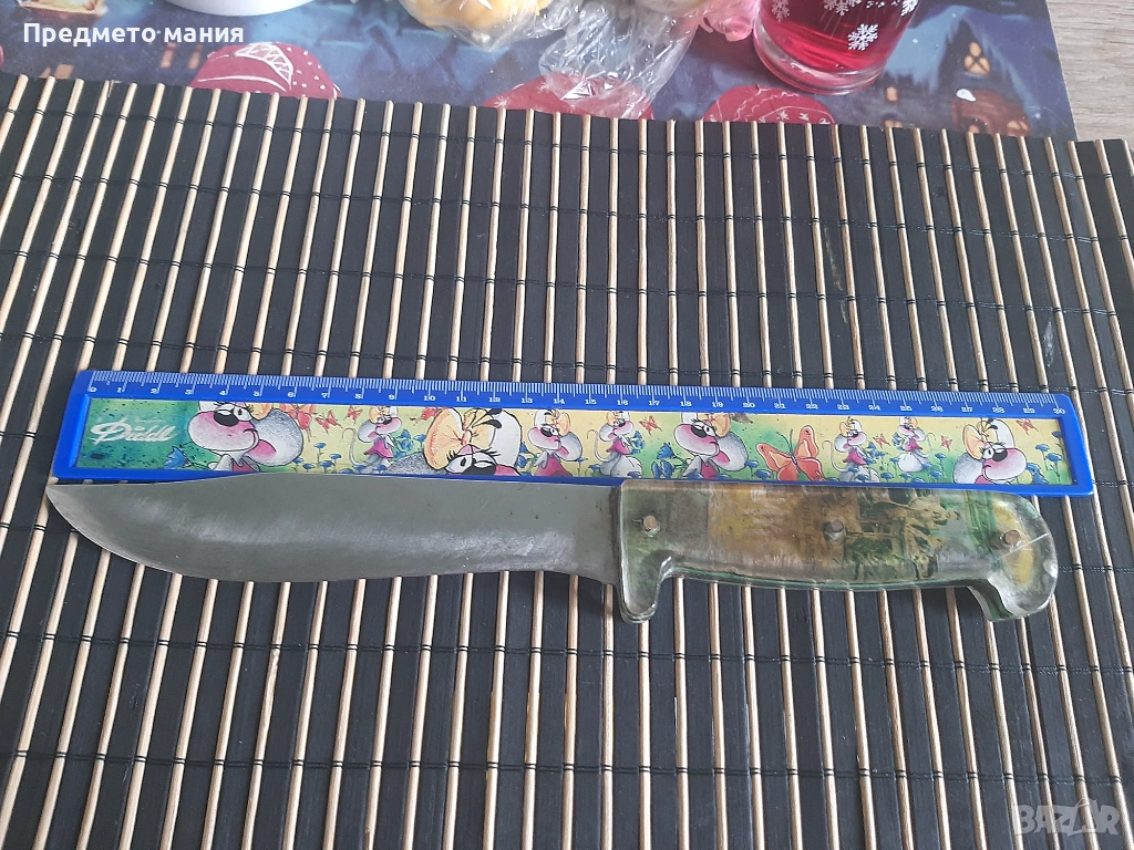 Стар български  нож – масивен и здрав, снимка 1