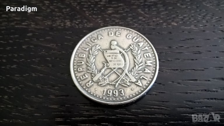 Монета - Гватемала - 25 центавос | 1993г., снимка 1