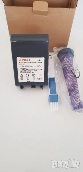 Батерия за прахосмукачки Dyson V7 / 21.6V / 6500mAh / 140.4Wh, снимка 1