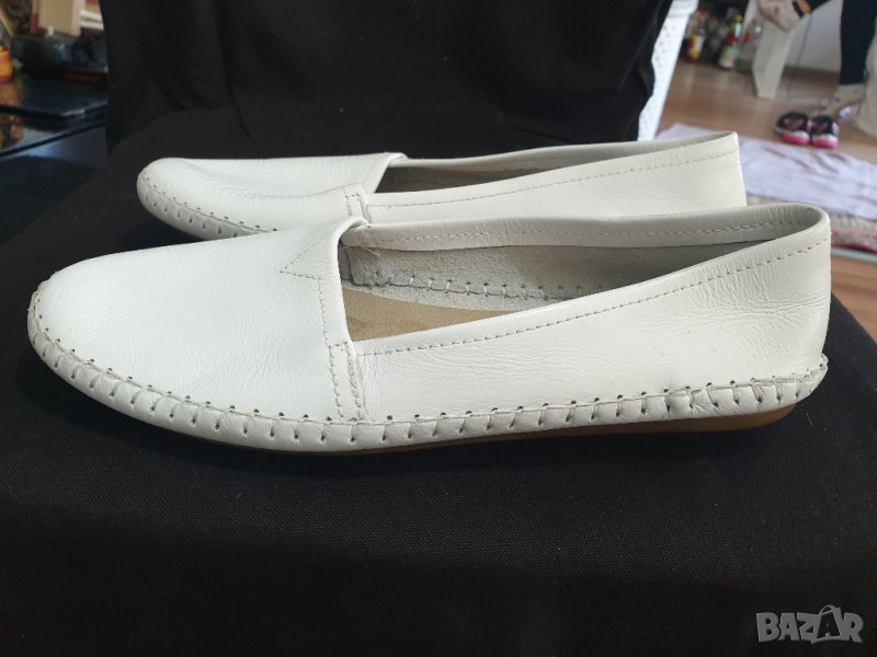 кожени балерини Himalaya White, снимка 1