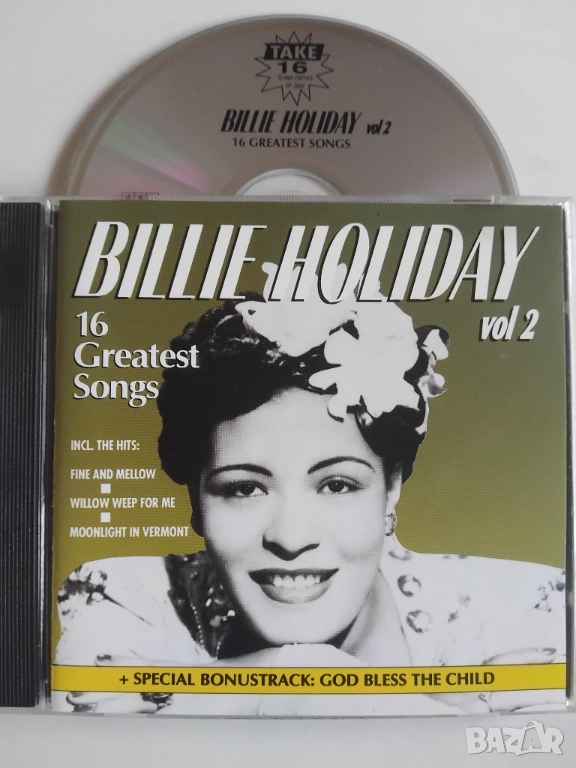 Billie Holiday – 16 Greatest Songs - оригинален диск музика, снимка 1