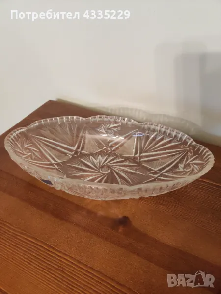 Кристална чиния, снимка 1