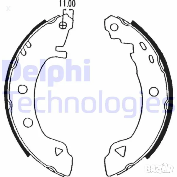 SIMER S073 Задни челюсти ALFA-ROMEO CITROEN FIAT LANCIA RENAULT 1976-2003 OE 9947106 OE 8671020698  , снимка 1