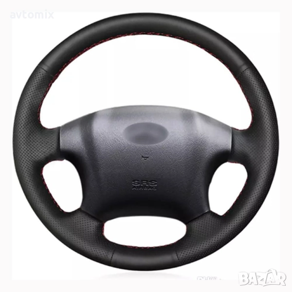 Кожен калъф за волан шиещ, Hyundai Tucson 2005-2009 г., снимка 1