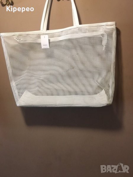 Reserved плажна чанта+подарък Zara колие, снимка 1