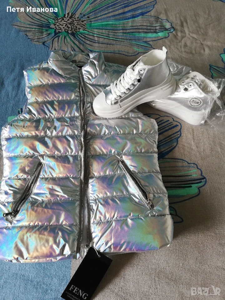 елек, сникърси и чанта, снимка 1