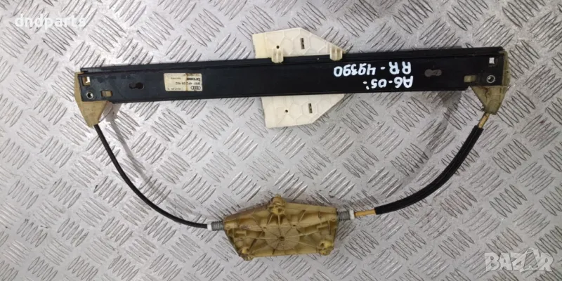 Стъклоповдигач Audi A6 2005г.(заден десен)	, снимка 1