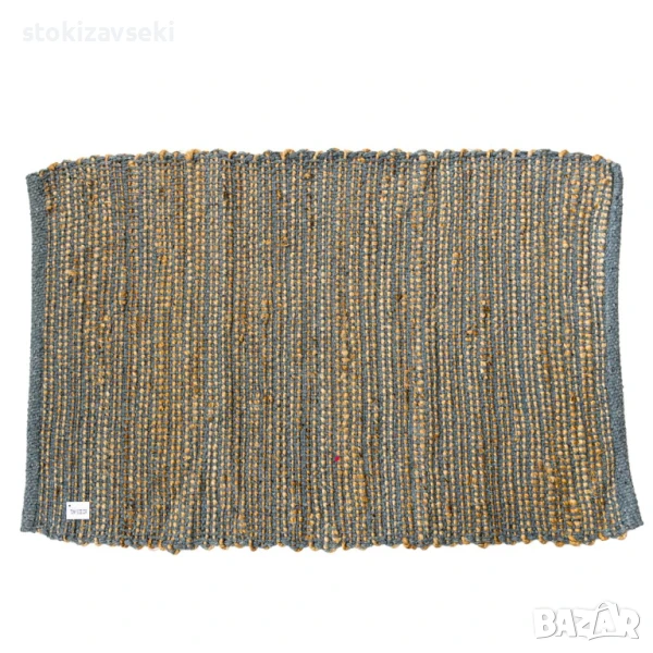 Килим тип черга, сиво с бежово, 3 размера, снимка 1