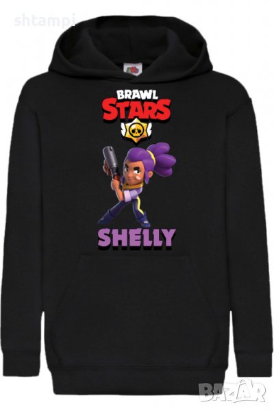 Детски Суитчър/Суитшърт Shelly 4,,Brawl Stars,Игра,Подарък,Изненада,Забавление,Рожден Ден, снимка 1