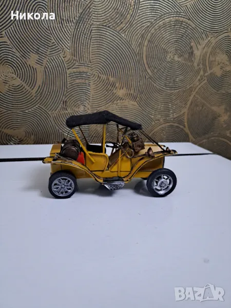 Метална ретро количка, снимка 1