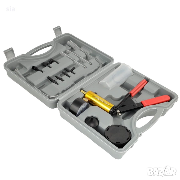 РЪЧНА ВАКУУМНА ПОМПА, КОМПЛЕКТ ЗА ОБЕЗВЪЗДУШАВАНЕ НА СПИРАЧКИ, снимка 1