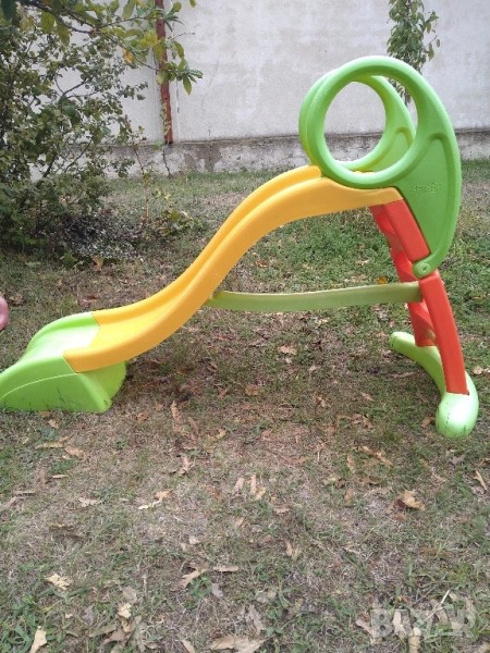 Детска пързалка, пясъчник, люлка, снимка 1