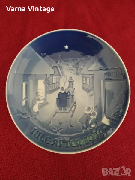 Колекционерска порцеланова чиния JULE AFTER 1979. Copenhagen Porcelain Дания. марк., снимка 1
