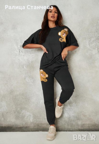 Памучен комплект,  мече- плюш , снимка 1