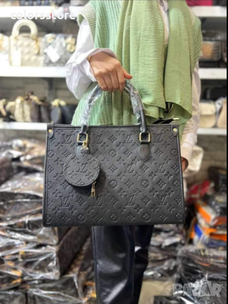 Луксозна Черна чанта Louis Vuitton кодVL-Z38, снимка 1