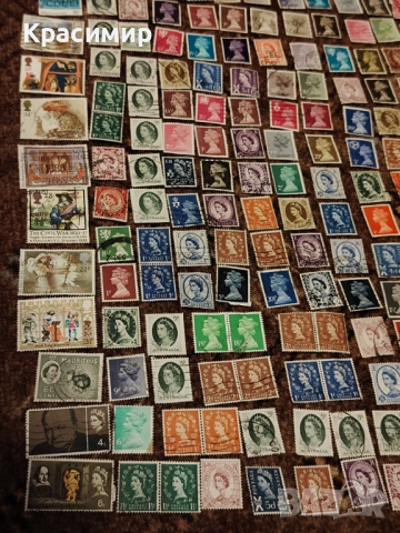 Винтидж ПОЩЕНСКИ марки Елизабет , снимка 2 - Филателия - 52938642