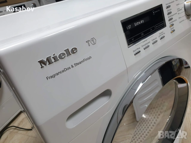 9кг Пара Miele Сушилня с термопомпа Миеле 12м Гаранция, снимка 2 - Сушилни - 53290542