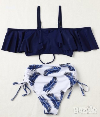 Бански костюм от две части, с висока талия, снимка 2 - Бански костюми - 33984271