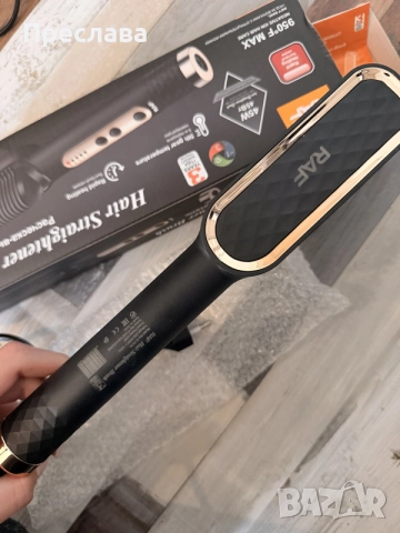 Електрически гребен за изправяне на коса, с двойно предназначение, 110V, без батерия , снимка 4 - Преси за коса - 55721338