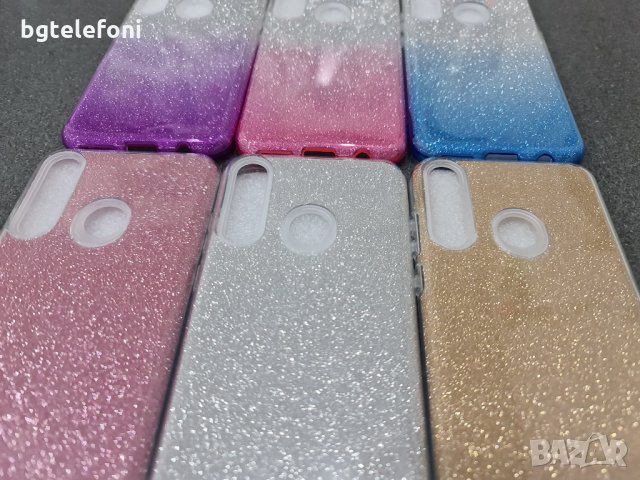 Huawei Y6P 2020 блестящи силиконови гърбове, снимка 1 - Калъфи, кейсове - 29980674