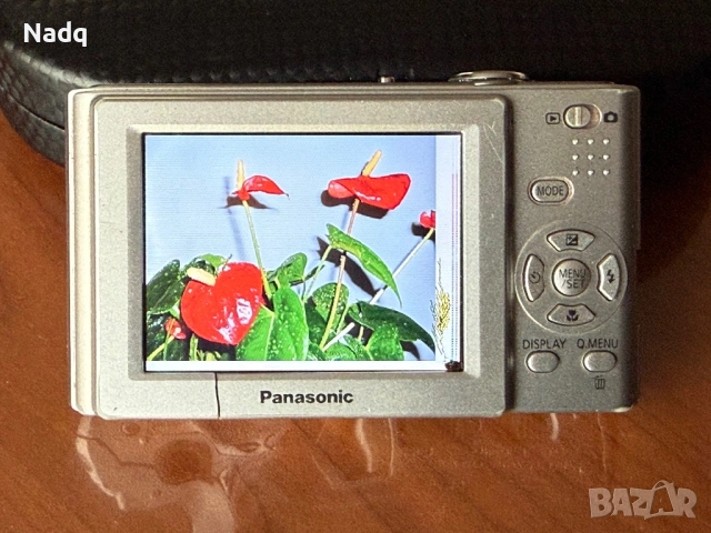 Panasonic Lumix DMC-FS42 (10 MP) + зарядно, кабел, SD карта и калъф , снимка 6 - Фотоапарати - 53047058