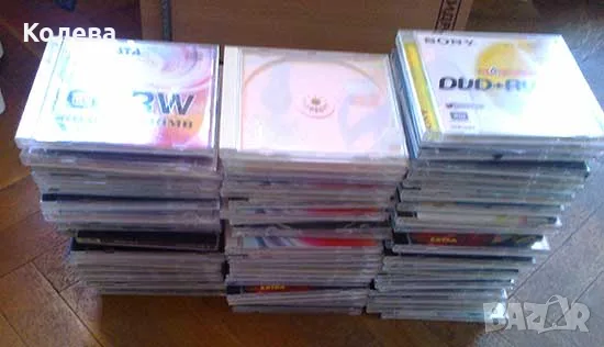 Кутии за CD и DVD– 70 броя, снимка 2 - CD дискове - 55741277