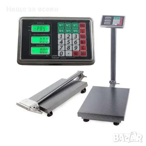 Сгъваем Електронен Кантар с Платформа до 150кг