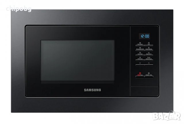 Микровълнова печка, Samsung MG23A7013CA/OL, Built-in microwave grill, Ceramic Inside, 23l, 800 W, Bl, снимка 8 - Микровълнови - 38424648