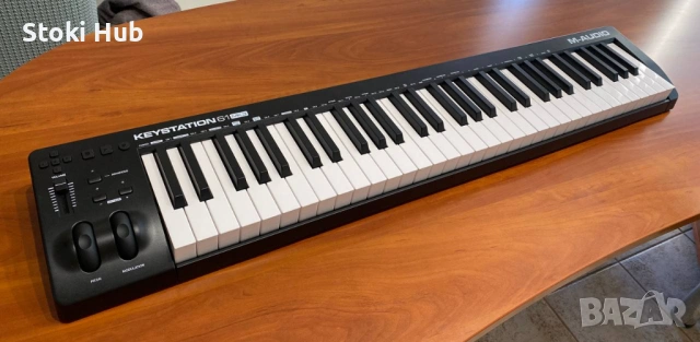 Миди клавиатура M-Audio Keystation 61 MK3 - Като Нова, снимка 2 - Други - 53896650
