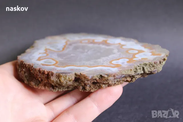 Кристали ванадинит, флуорит, цитрин, ахат, пирит, лепидолит, розов кварц, калцит, яспис, снимка 11 - Колекции - 27739617