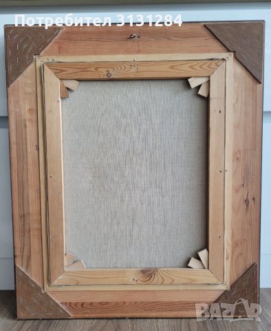 Антикварна  стара Картина   маслени бои  платно  подпис на автора, снимка 12 - Антикварни и старинни предмети - 42473432