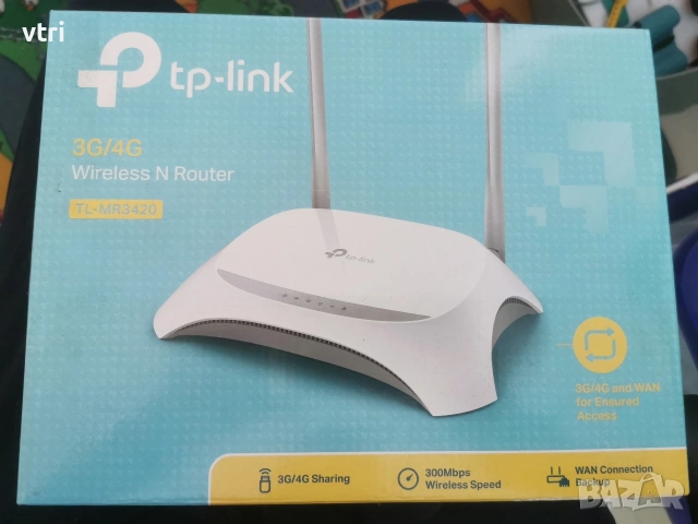 Рутер TL-MR3420 V 5.0, снимка 9 - Рутери - 54334151