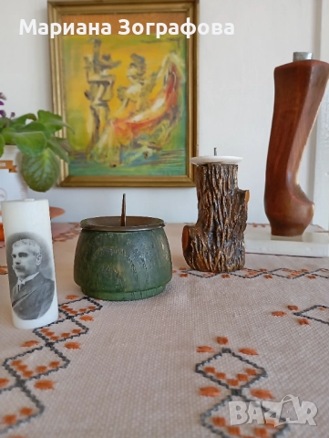 Колекционерски предмети 30 бр., - Стара везна, бакър и свещници, Табакери, Английска запалка, Лула  , снимка 6 - Колекции - 37129487