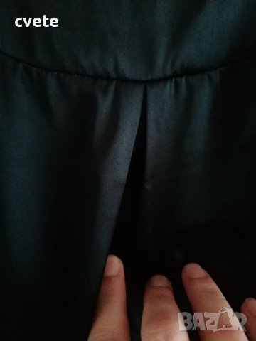 Дамски потник черен сатен, снимка 4 - Потници - 40250393