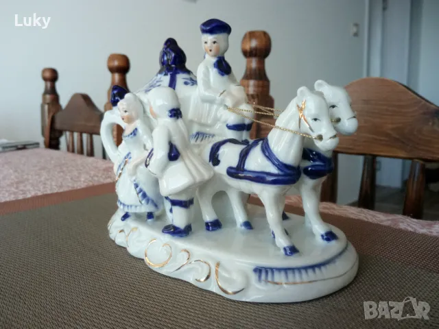 Прекрасно,антикварно ,произведение на изкуството.Порцелан., снимка 2 - Антикварни и старинни предмети - 47949243